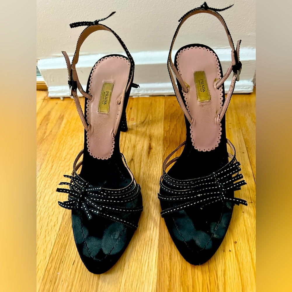 Prada Satin Sandal